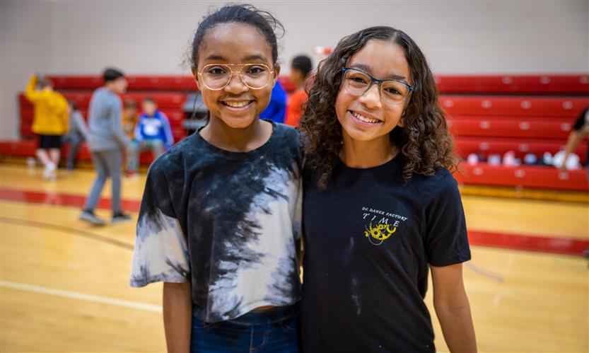 Students jump rope